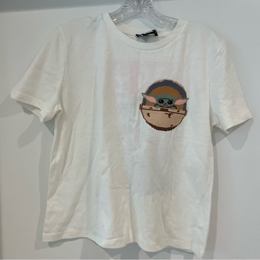 Star Wars Mandalorian Yoda cotton tshirt from Zara